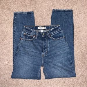 Abercrombie & Fitch Curve Love High Rise Dad